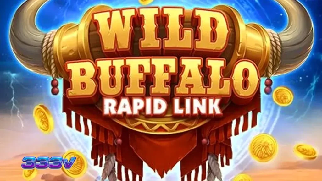 Tampilan visual slot Wild Buffalo: Rapid Link dengan tema alam liar